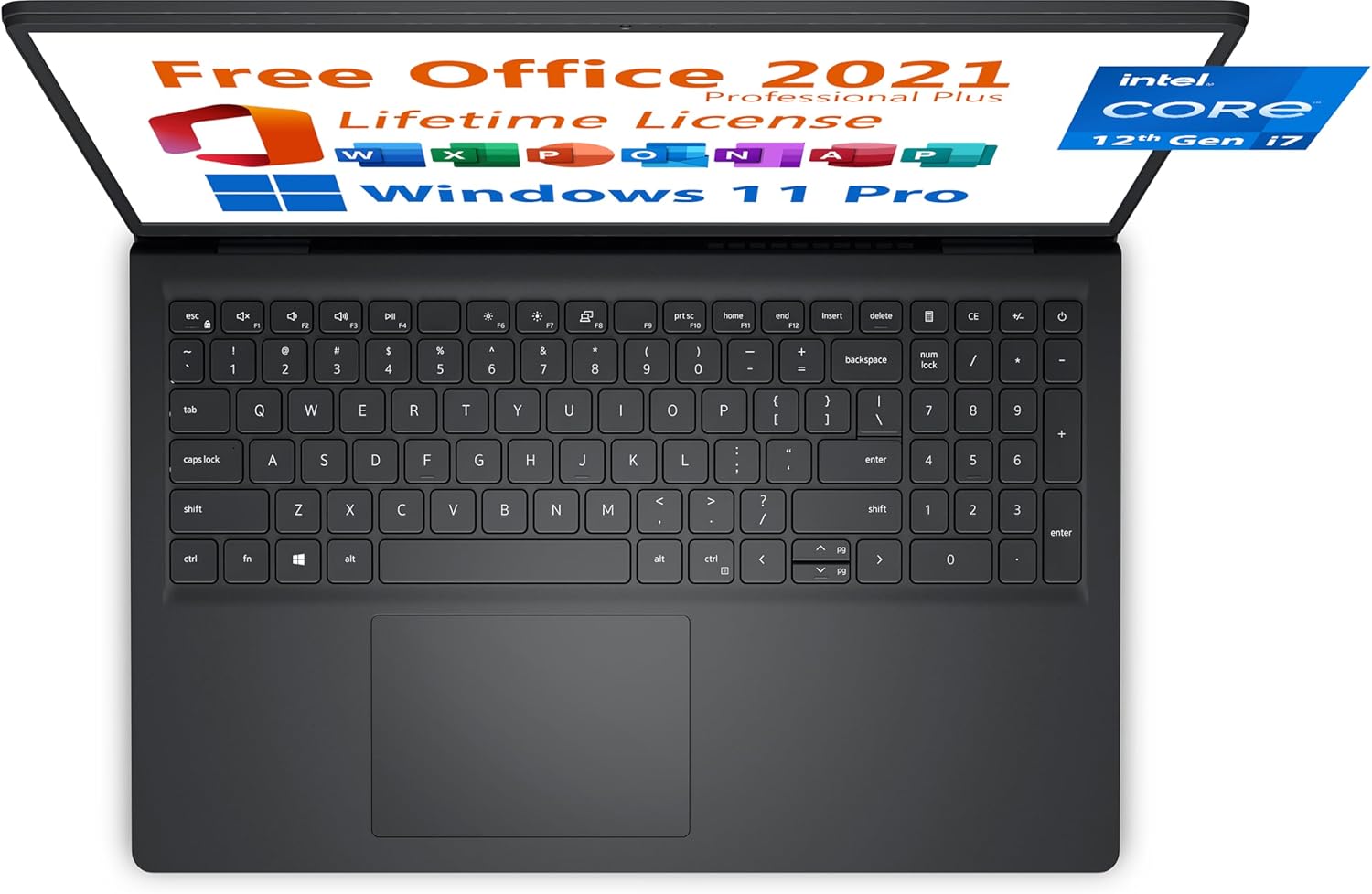 dell 2024 inspiron 15 business laptop free microsoft office 2021 with lifetime license 156 fhd display intel 10 core i7 1 2